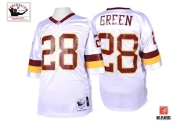 Washington Commanders Men's Authentic White Throwback Jersey (28 Darrell Green)