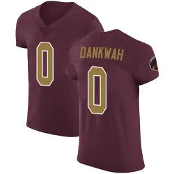 Washington Commanders Men's Elite Burgundy Alternate Vapor Untouchable Jersey (0 Anim Dankwah)