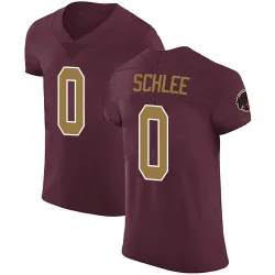 Washington Commanders Men's Elite Burgundy Alternate Vapor Untouchable Jersey (0 Collin Schlee)
