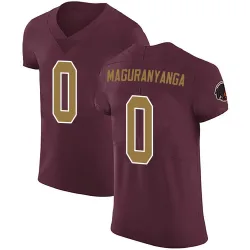 Washington Commanders Men's Elite Burgundy Alternate Vapor Untouchable Jersey (0 T.J. Maguranyanga)