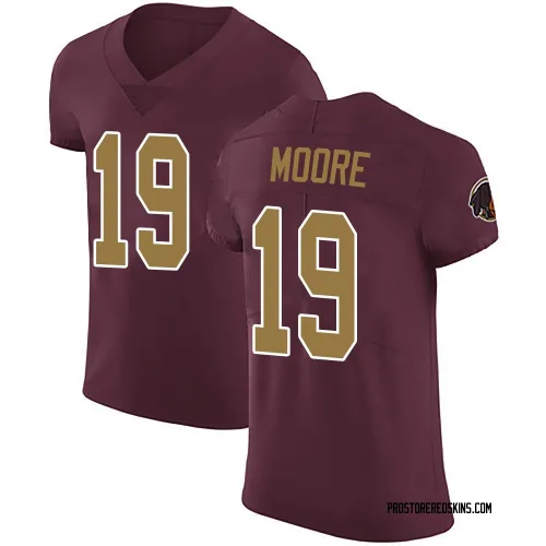 Washington Commanders Men's Elite Burgundy Alternate Vapor Untouchable Jersey (19 Chris Moore)