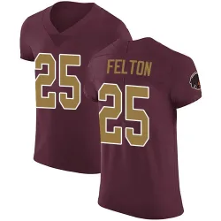Washington Commanders Men's Elite Burgundy Alternate Vapor Untouchable Jersey (25 Demetric Felton)