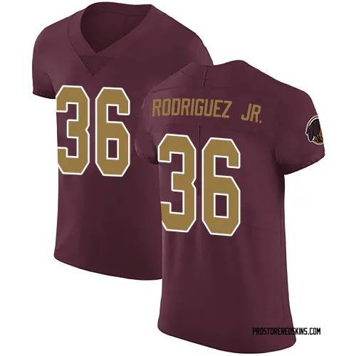 Washington Commanders Men's Elite Burgundy Alternate Vapor Untouchable Jersey (36 Chris Rodriguez Jr.)
