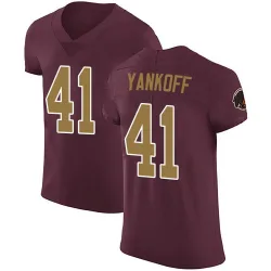 Washington Commanders Men's Elite Burgundy Alternate Vapor Untouchable Jersey (41 Colson Yankoff)