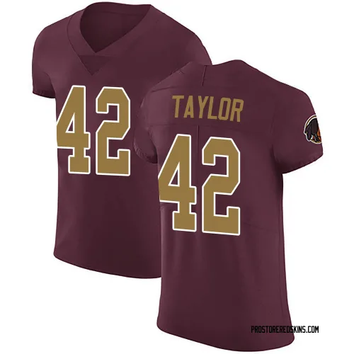 Washington Commanders Men's Elite Burgundy Alternate Vapor Untouchable Jersey (42 Charley Taylor)