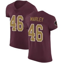 Washington Commanders Men's Elite Burgundy Alternate Vapor Untouchable Jersey (46 Nico Marley)