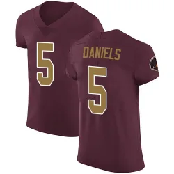 Washington Commanders Men's Elite Burgundy Alternate Vapor Untouchable Jersey (5 Jayden Daniels)