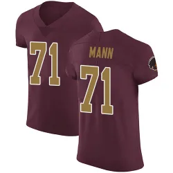 Washington Commanders Men's Elite Burgundy Alternate Vapor Untouchable Jersey (71 Charles Mann)
