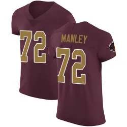 Washington Commanders Men's Elite Burgundy Alternate Vapor Untouchable Jersey (72 Dexter Manley)