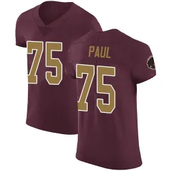 Washington Commanders Men's Elite Burgundy Alternate Vapor Untouchable Jersey (75 Chris Paul)