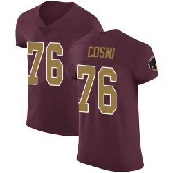 Washington Commanders Men's Elite Burgundy Alternate Vapor Untouchable Jersey (76 Sam Cosmi)
