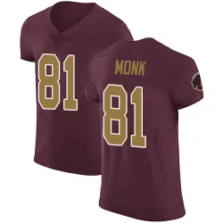 Washington Commanders Men's Elite Burgundy Alternate Vapor Untouchable Jersey (81 Art Monk)