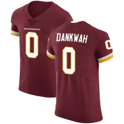 Washington Commanders Men's Elite Burgundy Team Color Vapor Untouchable Jersey (0 Anim Dankwah)