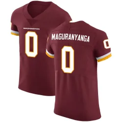 Washington Commanders Men's Elite Burgundy Team Color Vapor Untouchable Jersey (0 T.J. Maguranyanga)