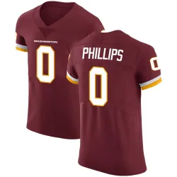 Washington Commanders Men's Elite Burgundy Team Color Vapor Untouchable Jersey (0 Tyre Phillips)