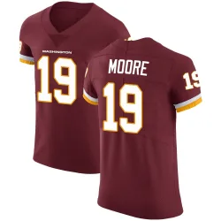 Washington Commanders Men's Elite Burgundy Team Color Vapor Untouchable Jersey (19 Chris Moore)