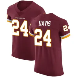 Washington Commanders Men's Elite Burgundy Team Color Vapor Untouchable Jersey (24 Michael Davis)