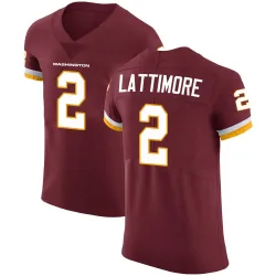 Washington Commanders Men's Elite Burgundy Team Color Vapor Untouchable Jersey (2 Marshon Lattimore)