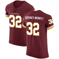 Washington Commanders Men's Elite Burgundy Team Color Vapor Untouchable Jersey (32 Jacory Croskey-Merritt)