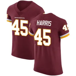 Washington Commanders Men's Elite Burgundy Team Color Vapor Untouchable Jersey (45 De'Jon Harris)