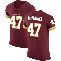 Washington Commanders Men's Elite Burgundy Team Color Vapor Untouchable Jersey (47 Robert McDaniel)