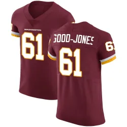 Washington Commanders Men's Elite Burgundy Team Color Vapor Untouchable Jersey (61 Julian Good-Jones)