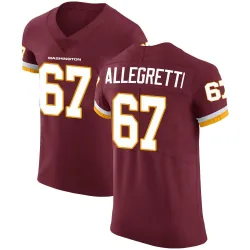 Washington Commanders Men's Elite Burgundy Team Color Vapor Untouchable Jersey (67 Nick Allegretti)