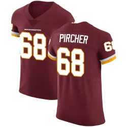 Washington Commanders Men's Elite Burgundy Team Color Vapor Untouchable Jersey (68 Max Pircher)