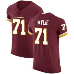 Washington Commanders Men's Elite Burgundy Team Color Vapor Untouchable Jersey (71 Andrew Wylie)