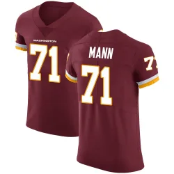 Washington Commanders Men's Elite Burgundy Team Color Vapor Untouchable Jersey (71 Charles Mann)