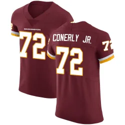 Washington Commanders Men's Elite Burgundy Team Color Vapor Untouchable Jersey (72 Josh Conerly Jr.)