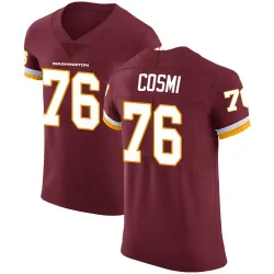 Washington Commanders Men's Elite Burgundy Team Color Vapor Untouchable Jersey (76 Sam Cosmi)