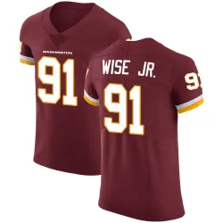 Washington Commanders Men's Elite Burgundy Team Color Vapor Untouchable Jersey (91 Deatrich Wise Jr.)