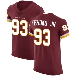 Washington Commanders Men's Elite Burgundy Team Color Vapor Untouchable Jersey (93 Viliami Fehoko Jr.)