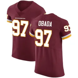Washington Commanders Men's Elite Burgundy Team Color Vapor Untouchable Jersey (97 Efe Obada)
