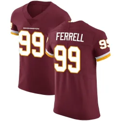 Washington Commanders Men's Elite Burgundy Team Color Vapor Untouchable Jersey (99 Clelin Ferrell)