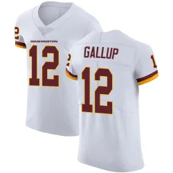 Washington Commanders Men's Elite White Vapor Untouchable Jersey (12 Michael Gallup)