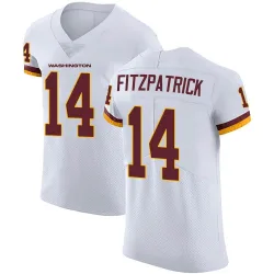 Washington Commanders Men's Elite White Vapor Untouchable Jersey (14 Ryan Fitzpatrick)