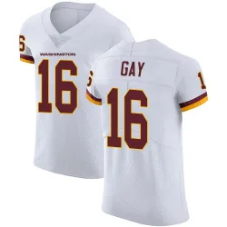 Washington Commanders Men's Elite White Vapor Untouchable Jersey (16 Matt Gay)