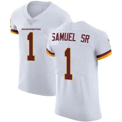 Washington Commanders Men's Elite White Vapor Untouchable Jersey (1 Deebo Samuel Sr.)