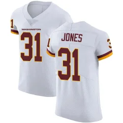 Washington Commanders Men's Elite White Vapor Untouchable Jersey (31 Jonathan Jones)