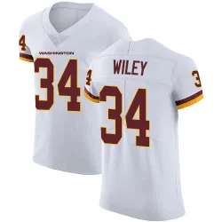 Washington Commanders Men's Elite White Vapor Untouchable Jersey (34 Michael Wiley)