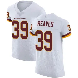 Washington Commanders Men's Elite White Vapor Untouchable Jersey (39 Jeremy Reaves)