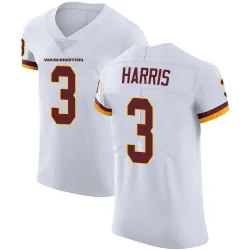 Washington Commanders Men's Elite White Vapor Untouchable Jersey (3 Will Harris)