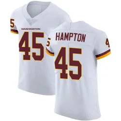 Washington Commanders Men's Elite White Vapor Untouchable Jersey (45 Dominique Hampton)