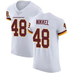 Washington Commanders Men's Elite White Vapor Untouchable Jersey (48 Ben Nikkel)