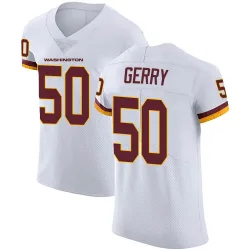 Washington Commanders Men's Elite White Vapor Untouchable Jersey (50 Nate Gerry)