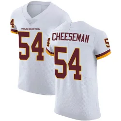 Washington Commanders Men's Elite White Vapor Untouchable Jersey (54 Camaron Cheeseman)