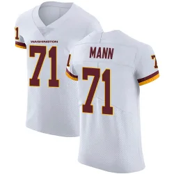 Washington Commanders Men's Elite White Vapor Untouchable Jersey (71 Charles Mann)