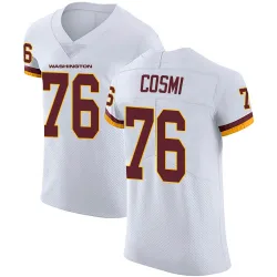 Washington Commanders Men's Elite White Vapor Untouchable Jersey (76 Sam Cosmi)
